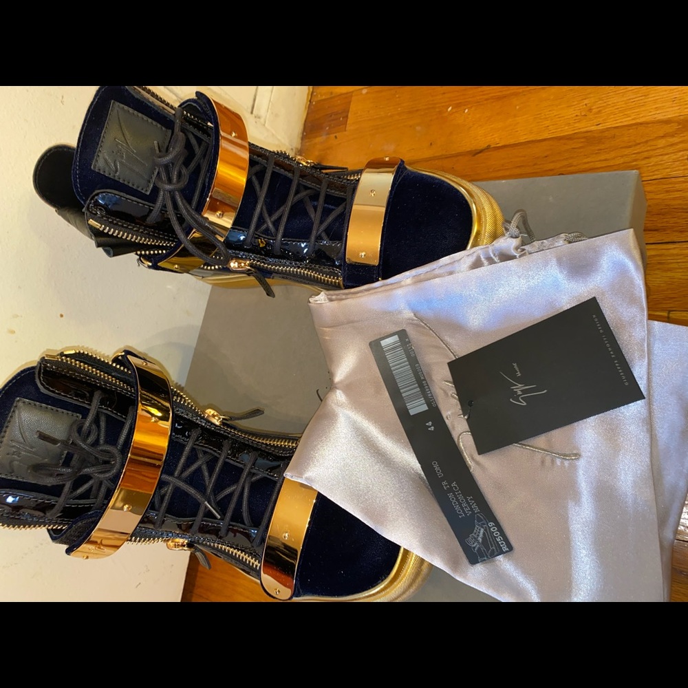 100% Authentic Giuseppe Zanotti Men Sneakers - Picture 6 of 8